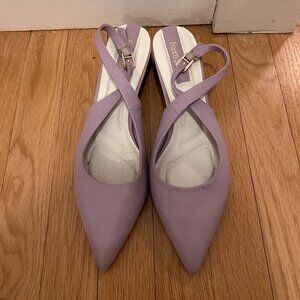 Franco Sarto Racer Slingback Pumps - Lilac, Size 9